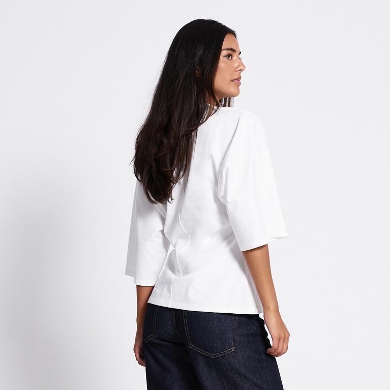 Sculpture top "Fabia" White